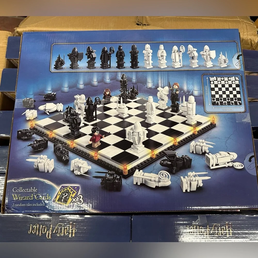 Harry Potter Sorceress Stone Wizards Chessboard Building Block Chess Game NEW - Picture 3 of 5
